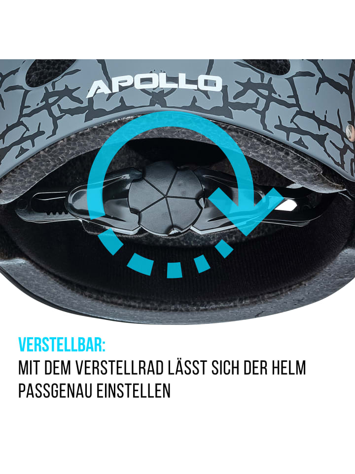 Apollo Größenverstellbarer Schutzhelm 
