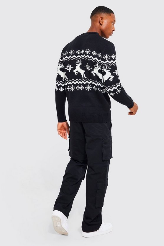Rentier Weihnachtspullover