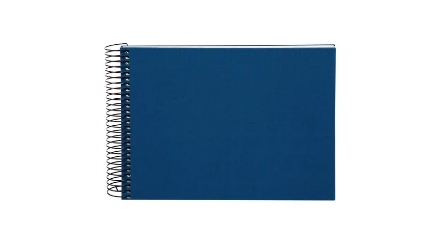goldbuch Spiralalbum Bella Vista blau 24x17 cm mit 40 weiße Seiten
