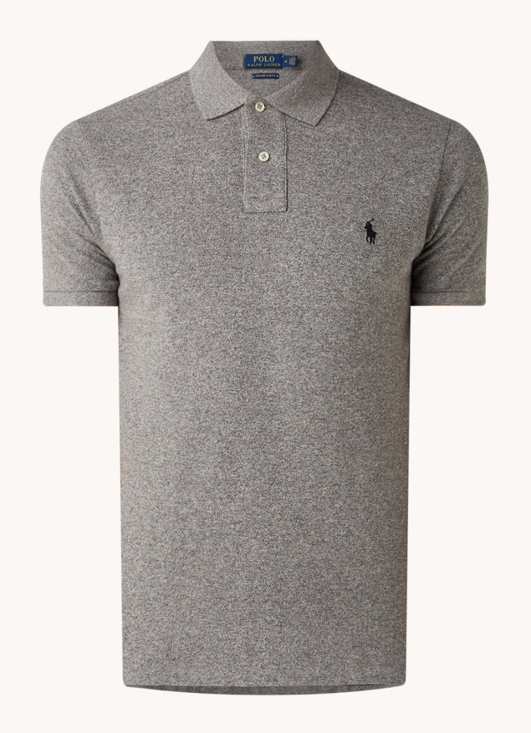 Ralph Lauren pielāgots, pieguļošs polo krekls ar izšuvumu no logotipa