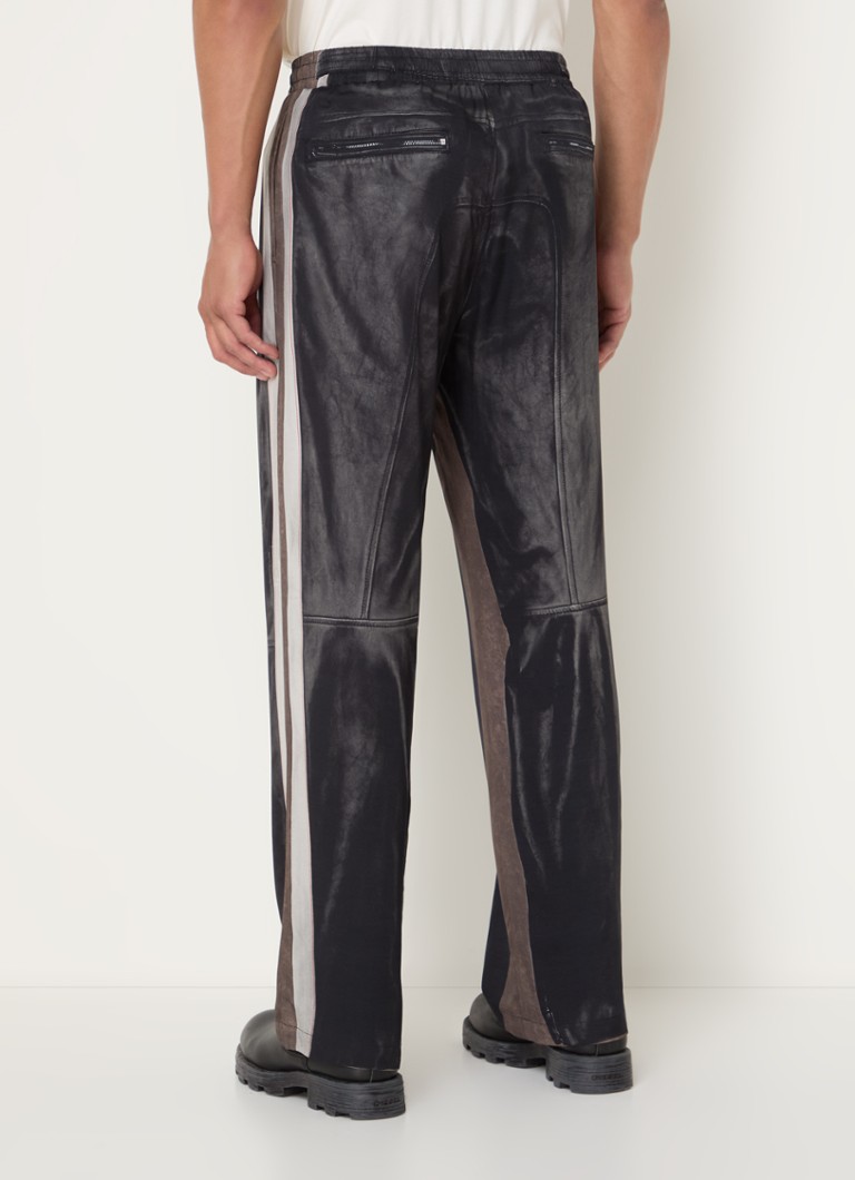 Pantaloni sport cu imprimeu dreaptă Diesel P-After