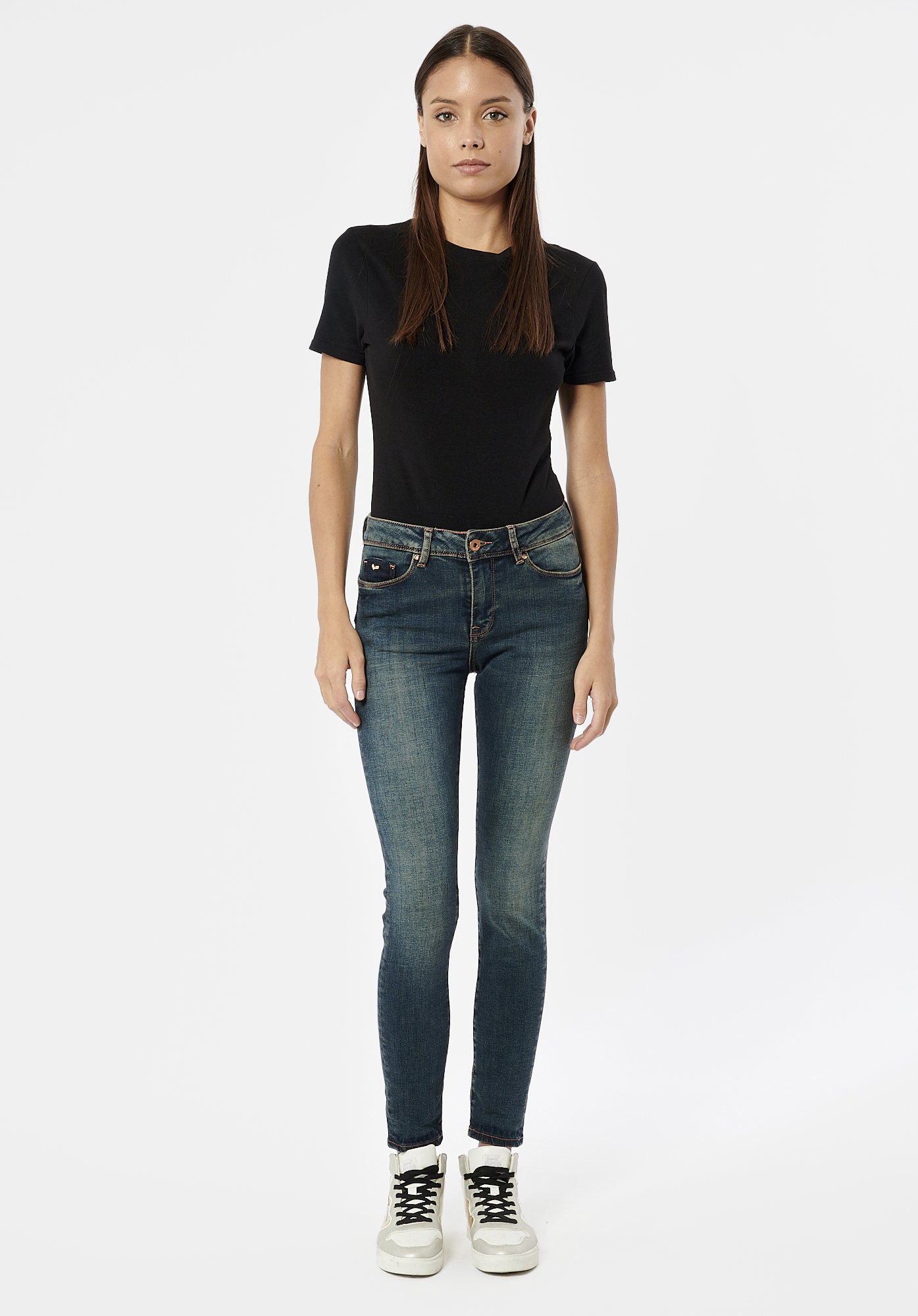 FLORE  Jean slim bleu femme