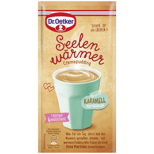 Dr.Oetker Seelenwärmer Tassen-Cremepudding Karamell 58G