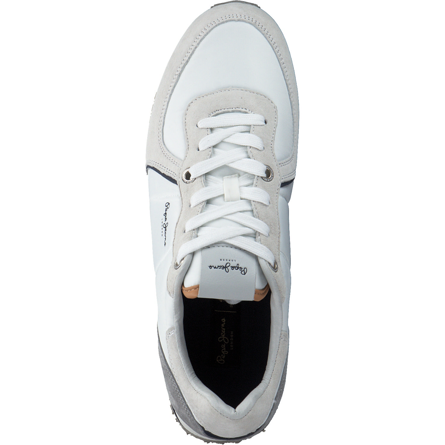 Pepe Jeans PMS30728, Sneakers Low, Herren, factory white