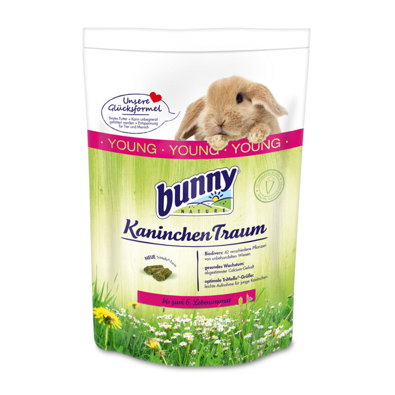 Bunny Hauptfutter Bunny KaninchenTraum young 3x1,5 kg