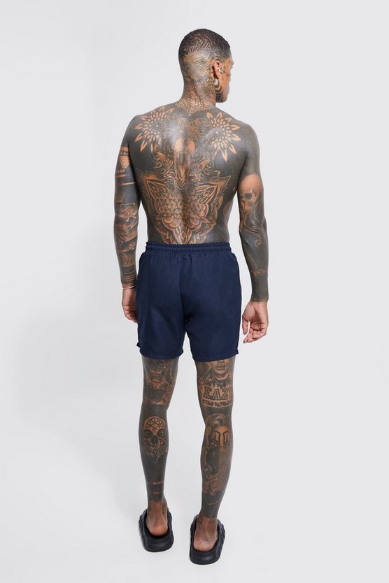 Mittellange Man Signature Badehose