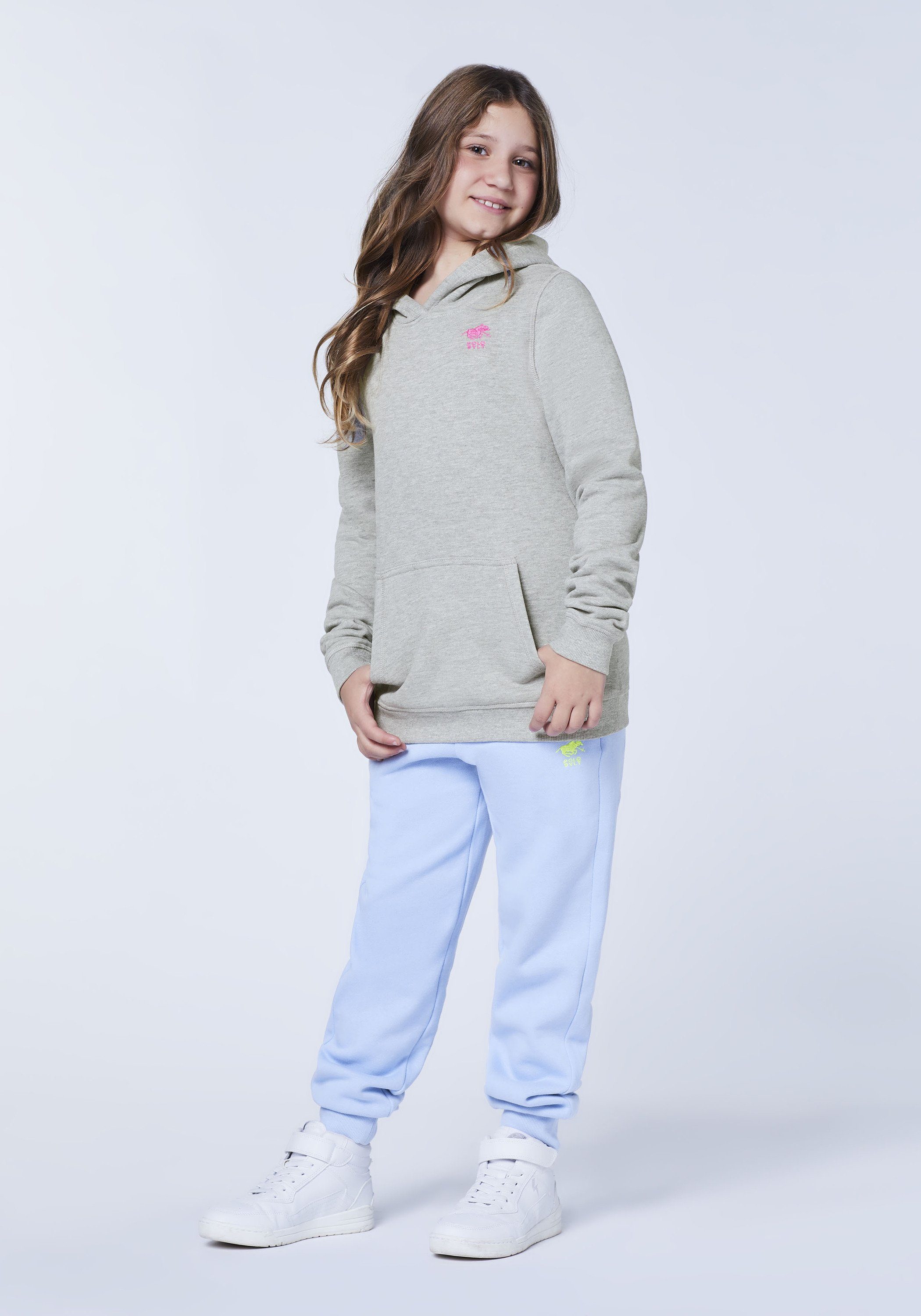 Polo Sylt Sweatshirt mit Label-Stitching