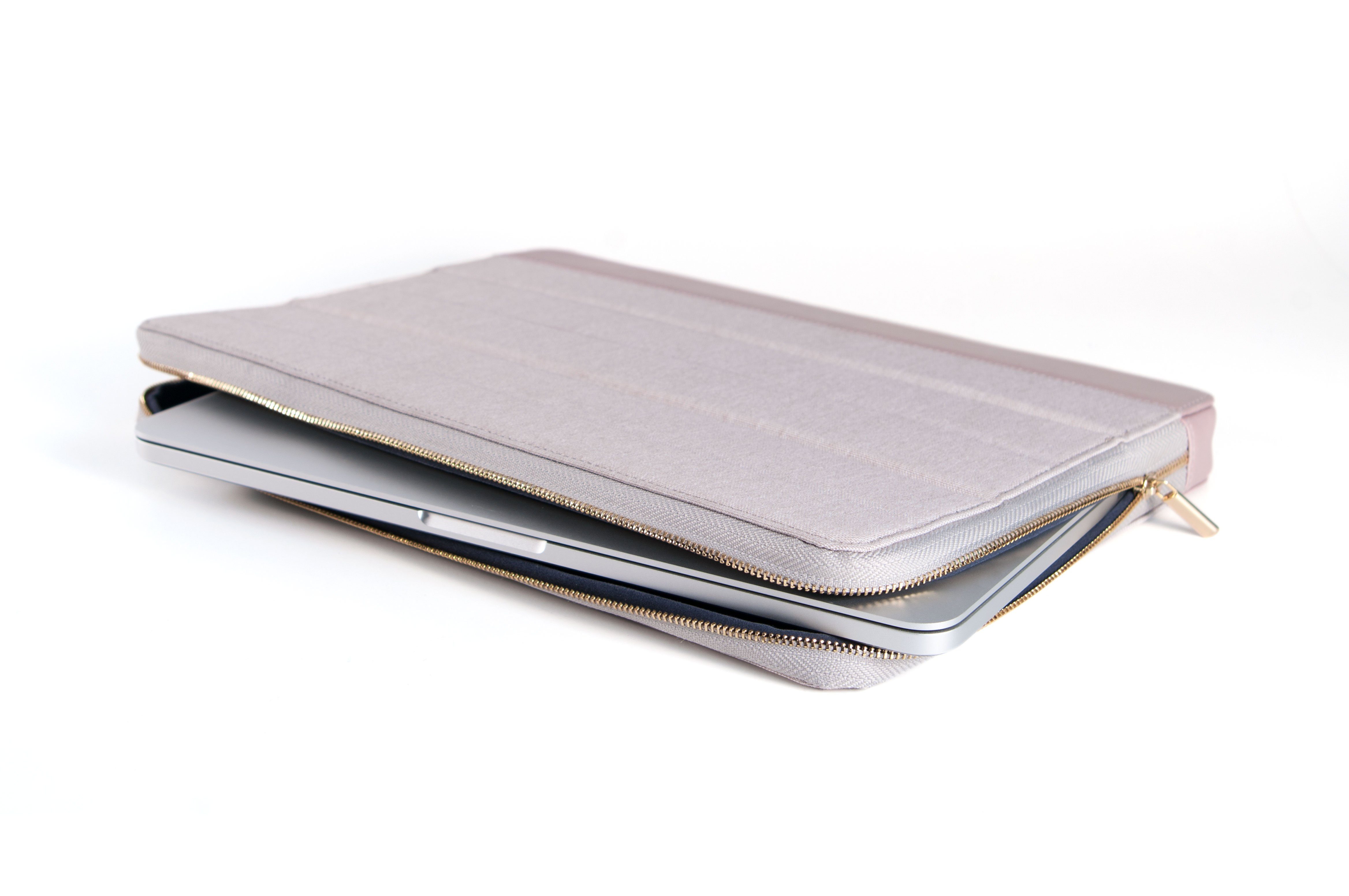 KMP Creative Lifesytle Product Laptoptasche Sleeve für MacBook Air 13 Gray/Pink (1-tlg)