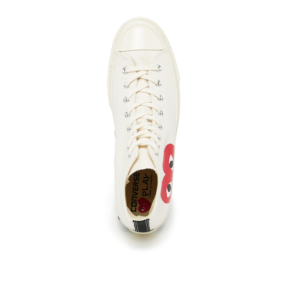 Comme des Garcons Play Converse Chuck Hi P1-K112-2 / weiss