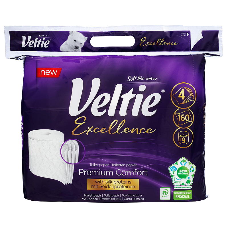 Veltie Toalettpapir 9-pk Veltie Excellence