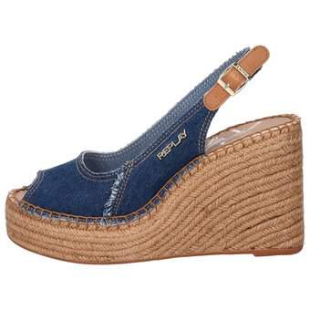 Replay Jess Sling Keilsandale in blau