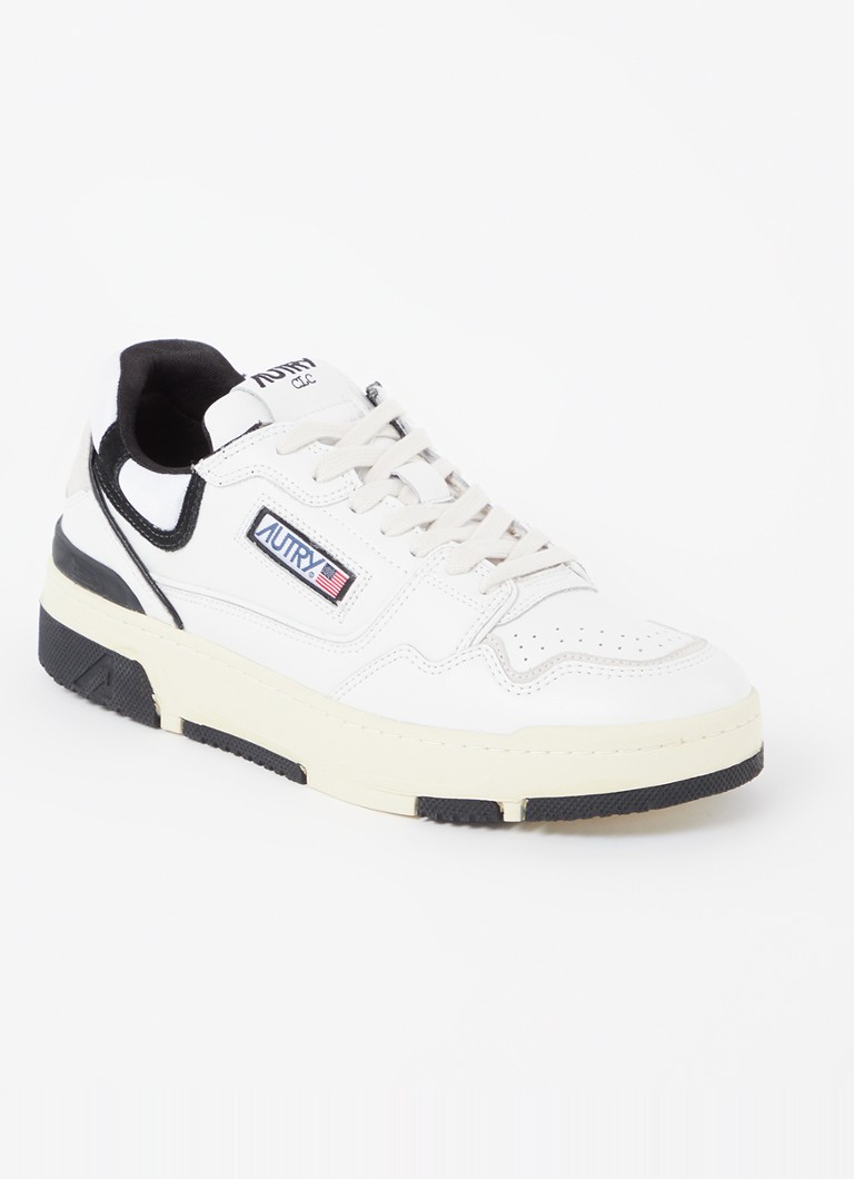 Autry CLC leather sneaker with suede details