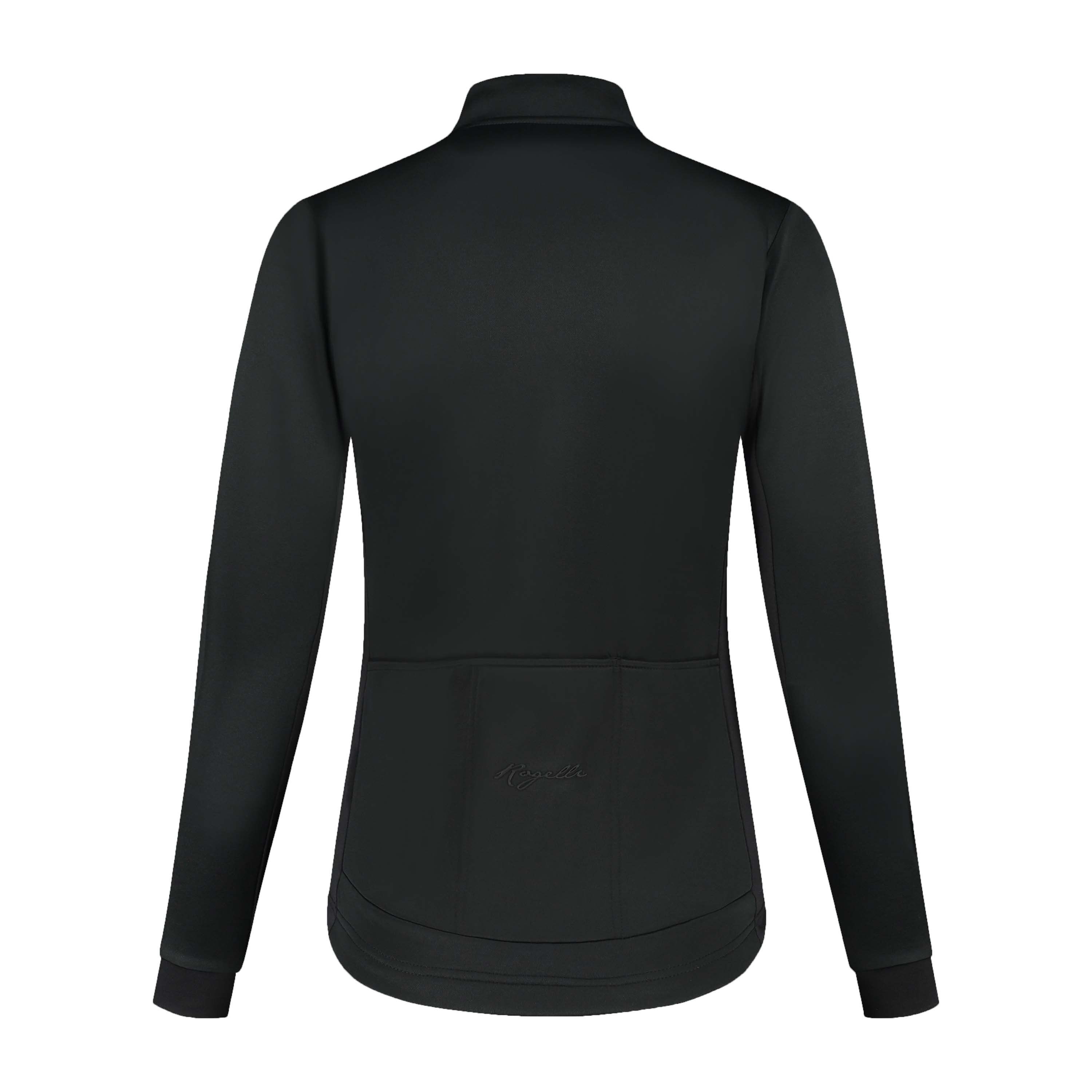 Rogelli Core Black Damen Langarm-Radtrikot