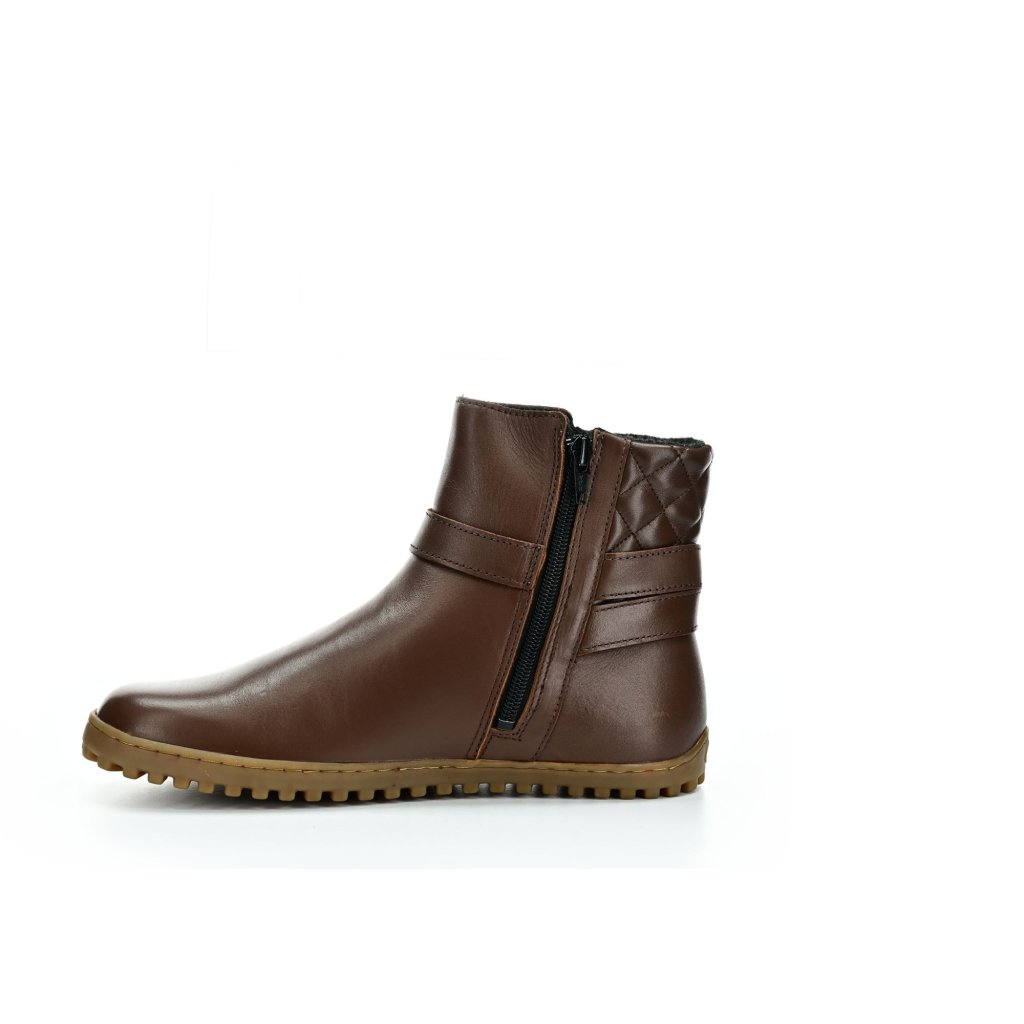 Be Lenka Diva Dark Brown Barfußstiefeletten