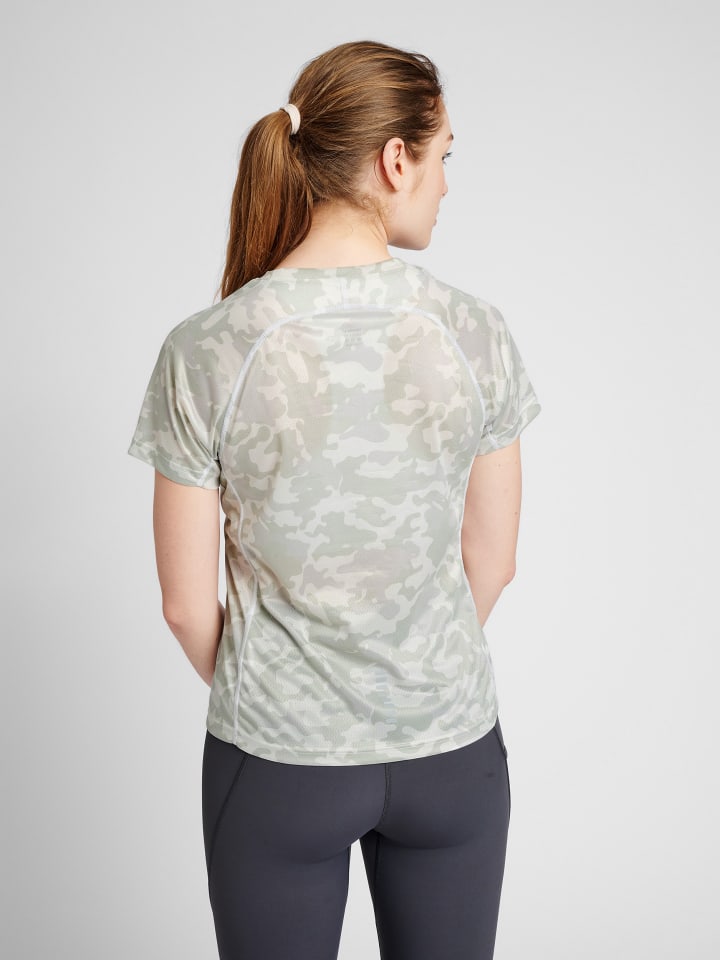 Newline Newline T-Shirt Raglanärmel Women Running Damen in OYSTER MUSHROOM AOP günstig kaufen