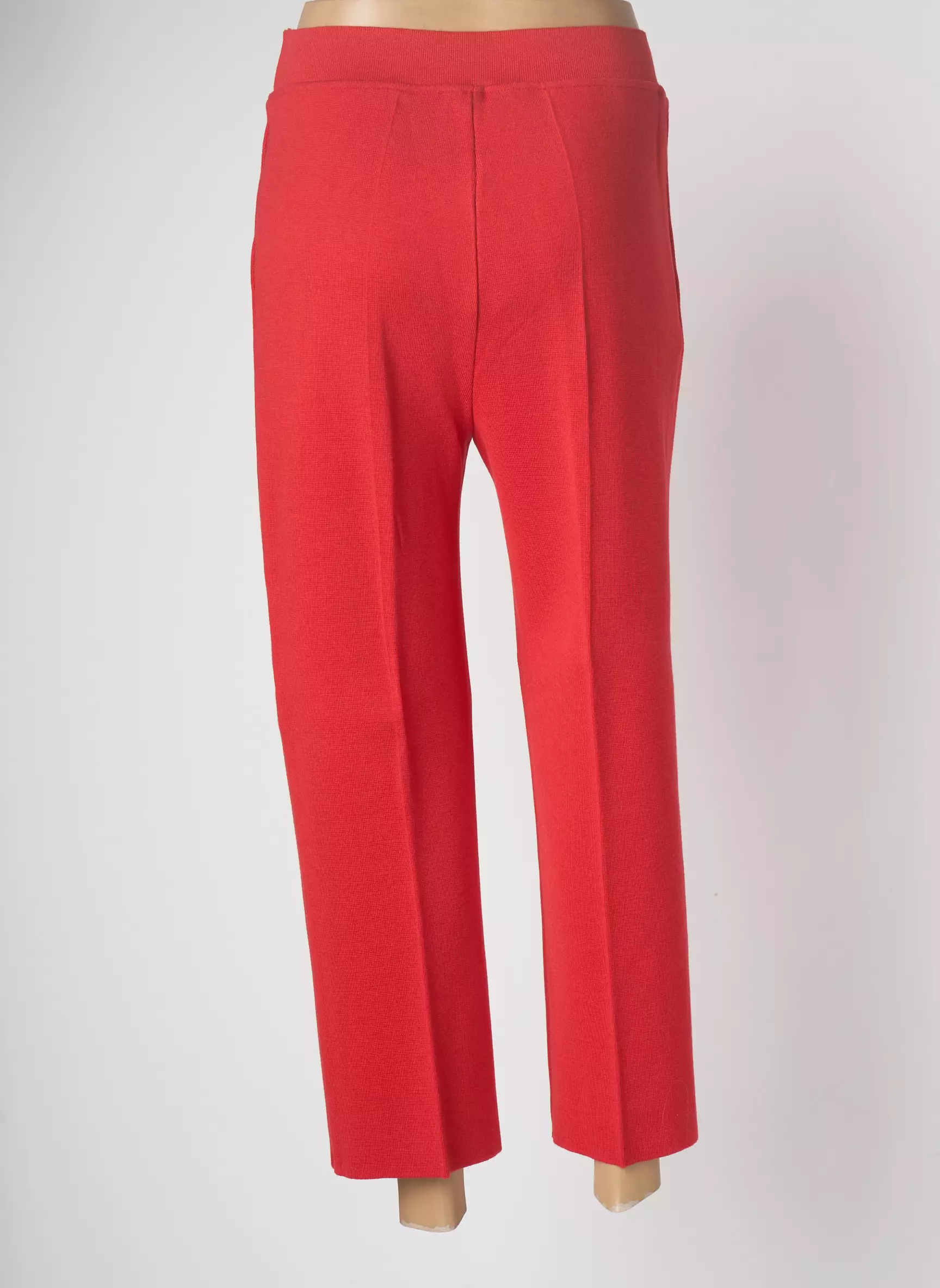 Devernois Pantalons Droits Femme couleur rouge