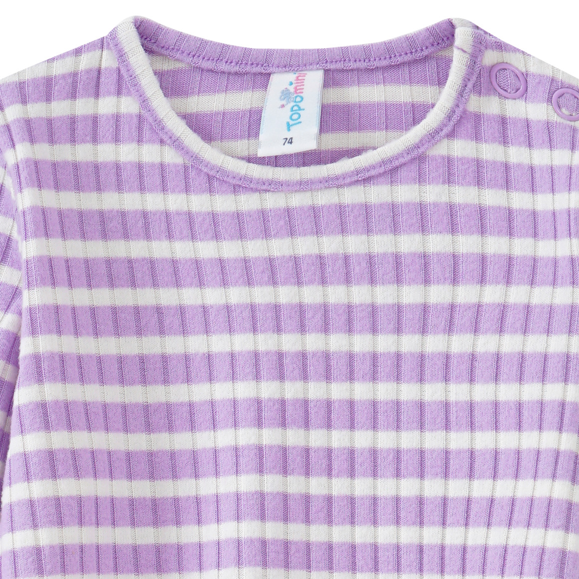Baby Langarmshirt mit Wellenbündchen