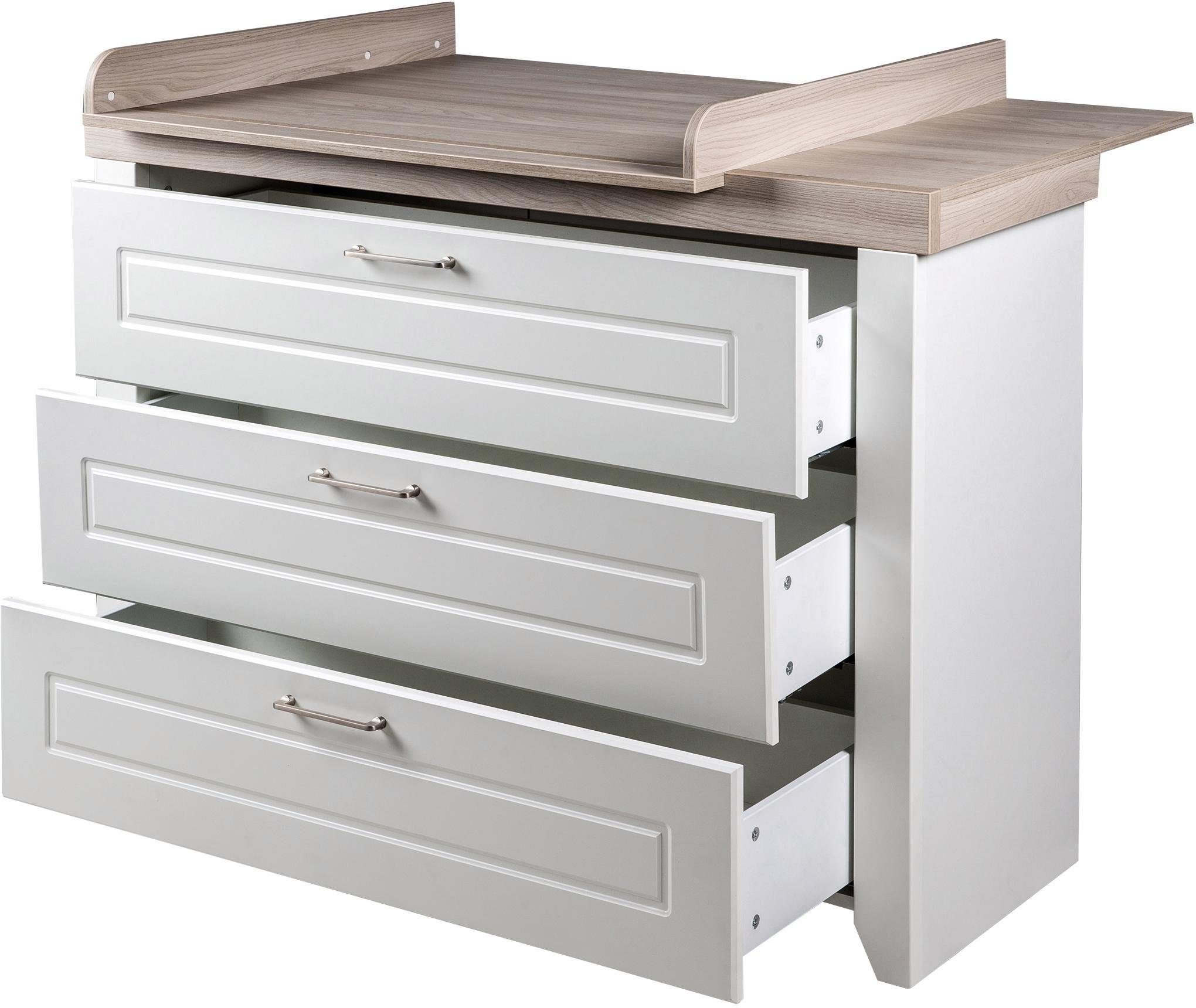 roba® Wickelkommode Felicia, breit mit Schubladen