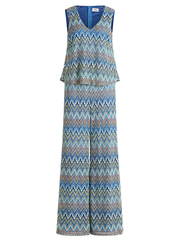 Vera Mont Jumpsuit in Blau/ Grün günstig kaufen
