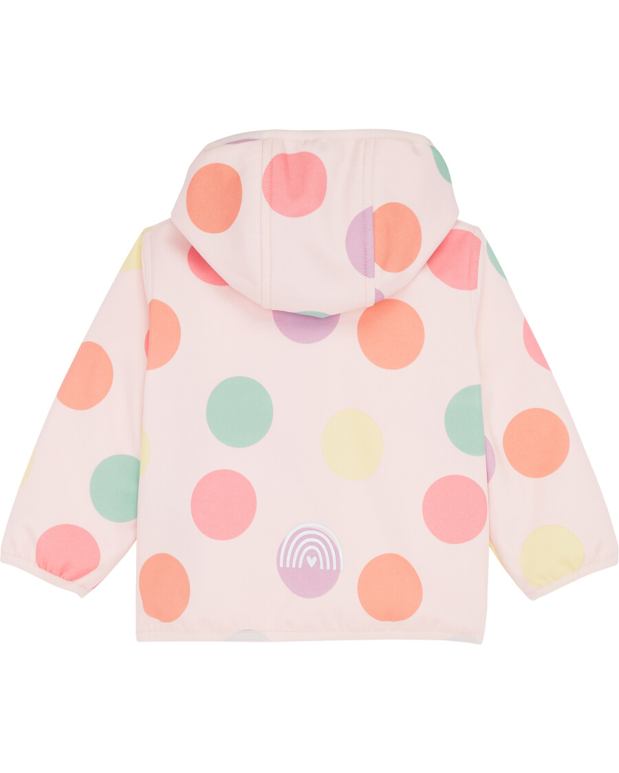 Gepunktete Softshelljacke