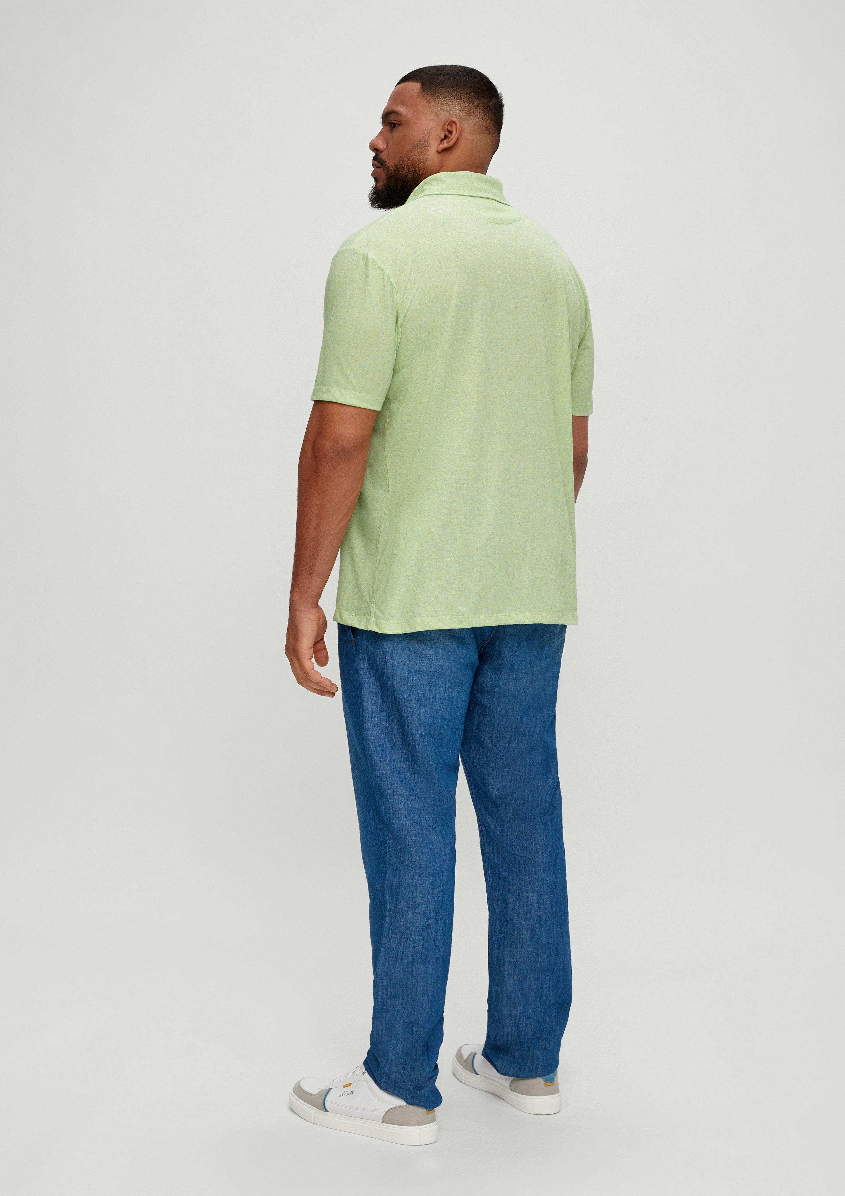 Meliertes Polo-Shirt  2135565-70D1