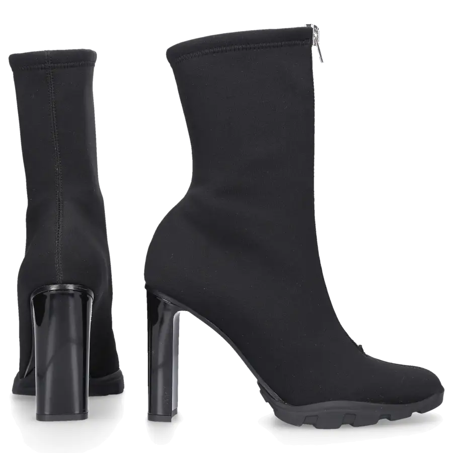 Alexander McQueen - Stiefeletten SLIM TREAD Gummi - schwarz