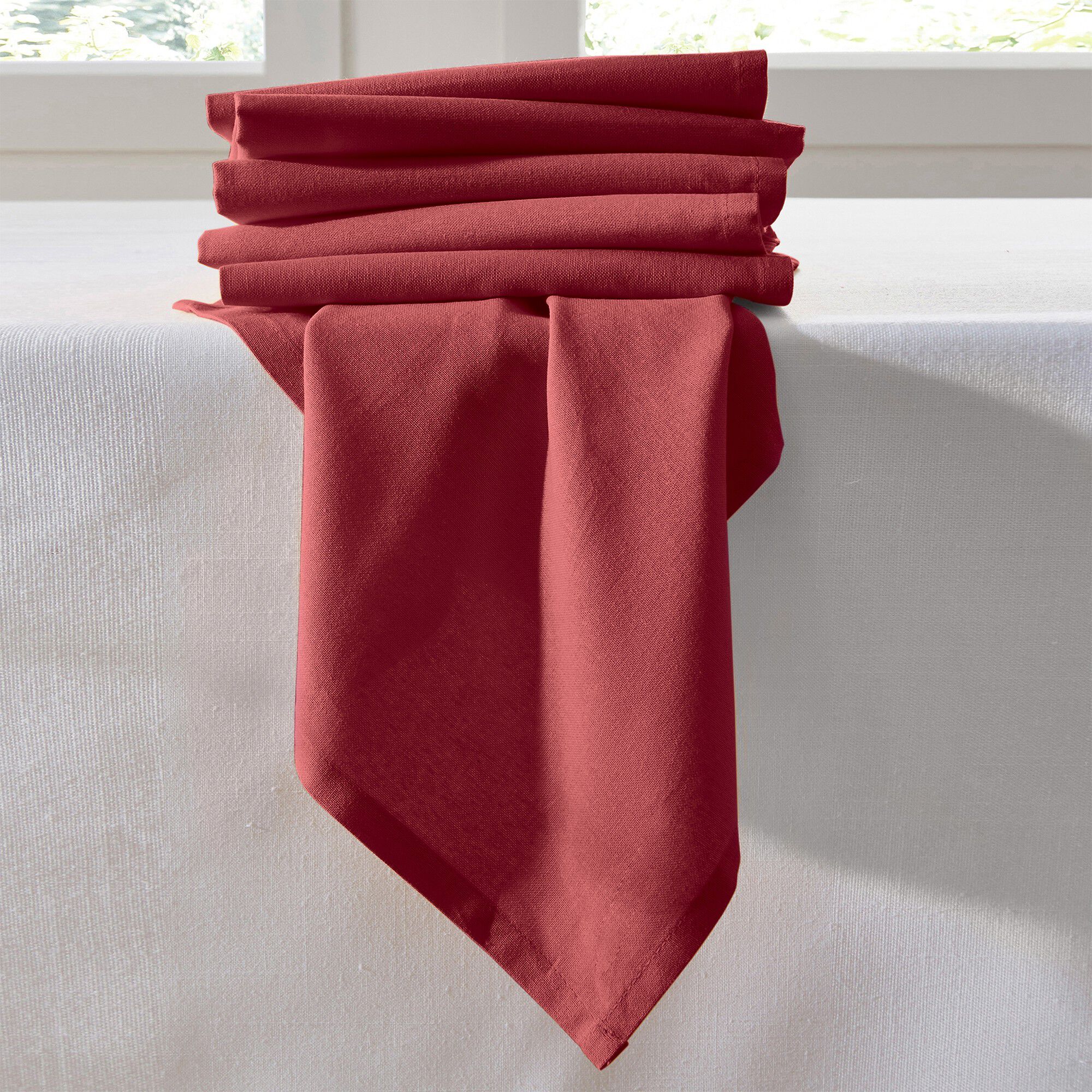 Serviette de table unie