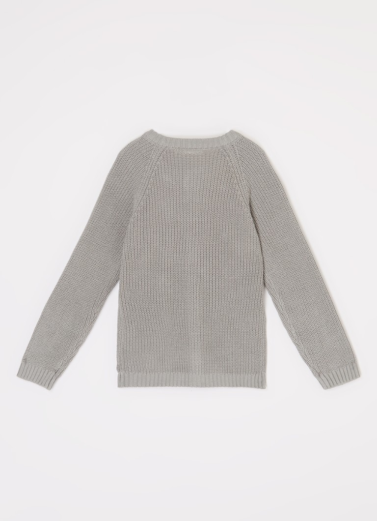 Lil 'Atelier NMNEmlen ribbed knit cardigan made of organic cotton