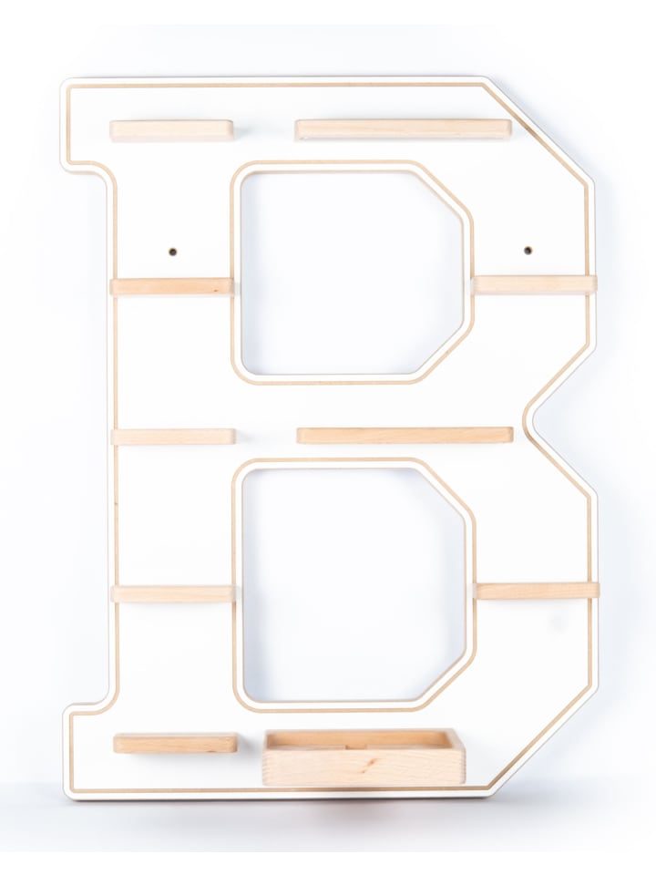 BOARTI Holz Regal Buchstabe B für Toniebox Tonies Figuren in Weiß günstig kaufen onesize