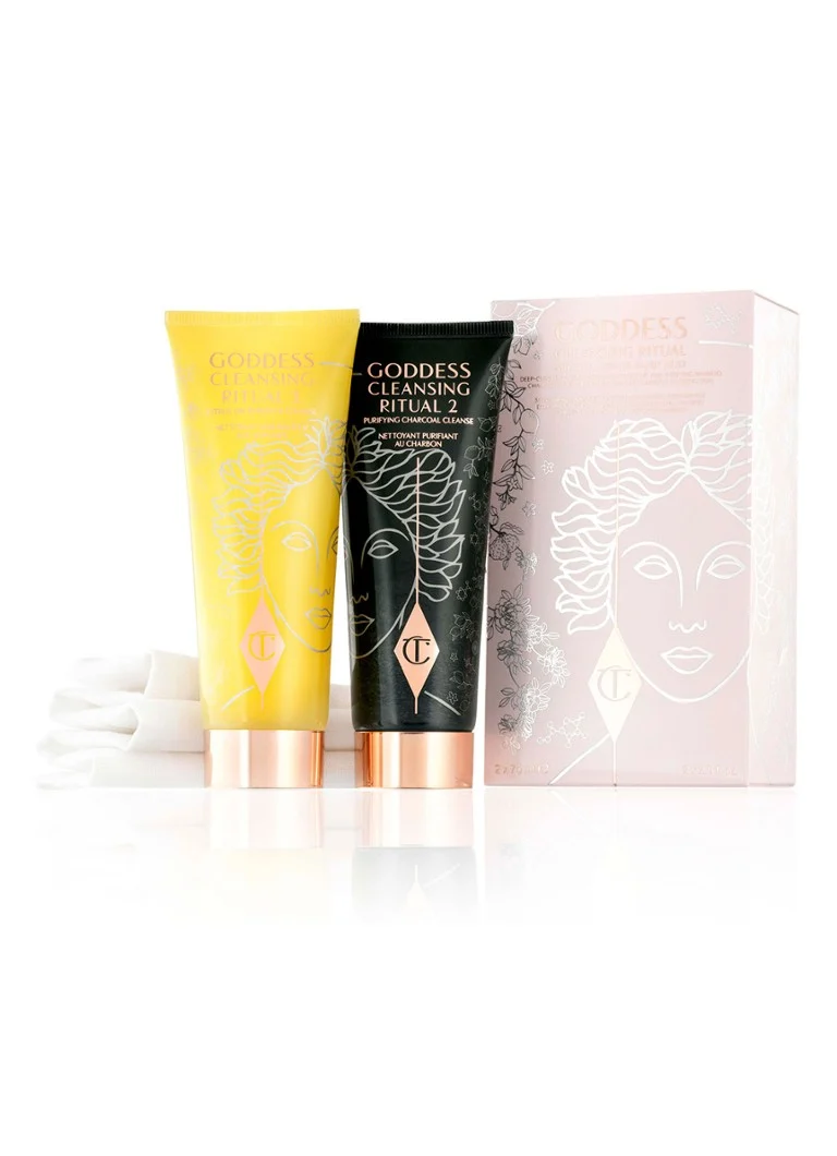 Charlotte Tilbury Goddess Cleansing Ritual - dual cleanser set