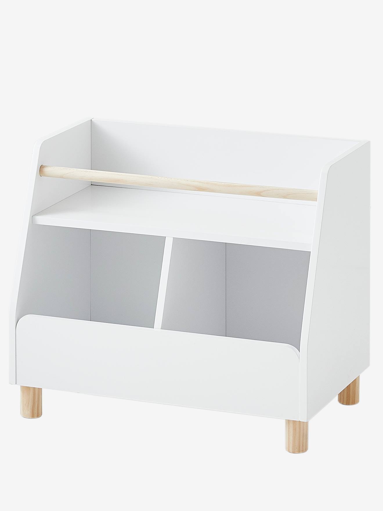 Vertbaudet Kinderzimmer Regalschrank PTILOU - weiß/natur