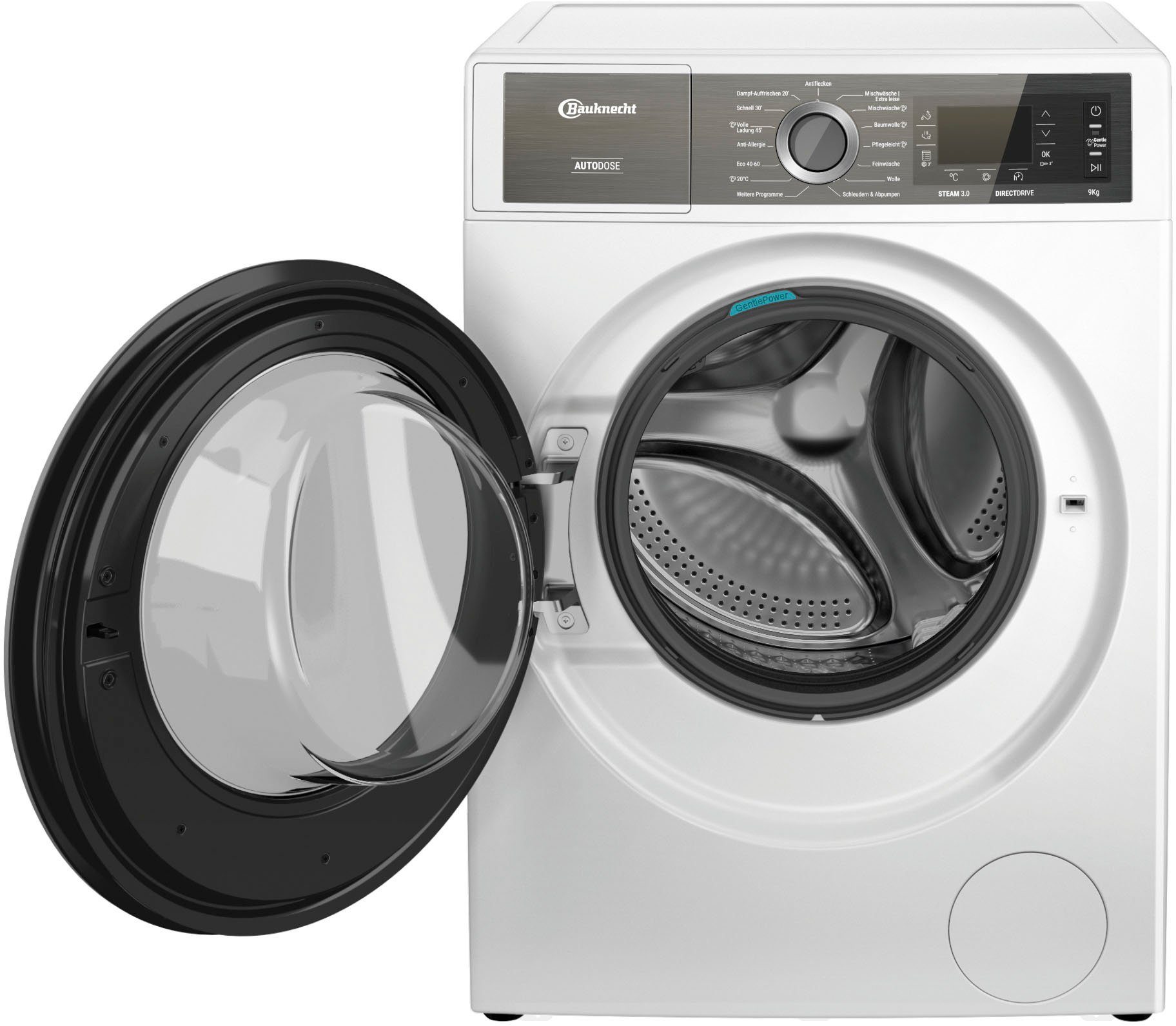 BAUKNECHT Waschmaschine B8 W946WB DE, 9 kg, 1400 U/min, AutoDose, 4 Jahre Herstellergarantie