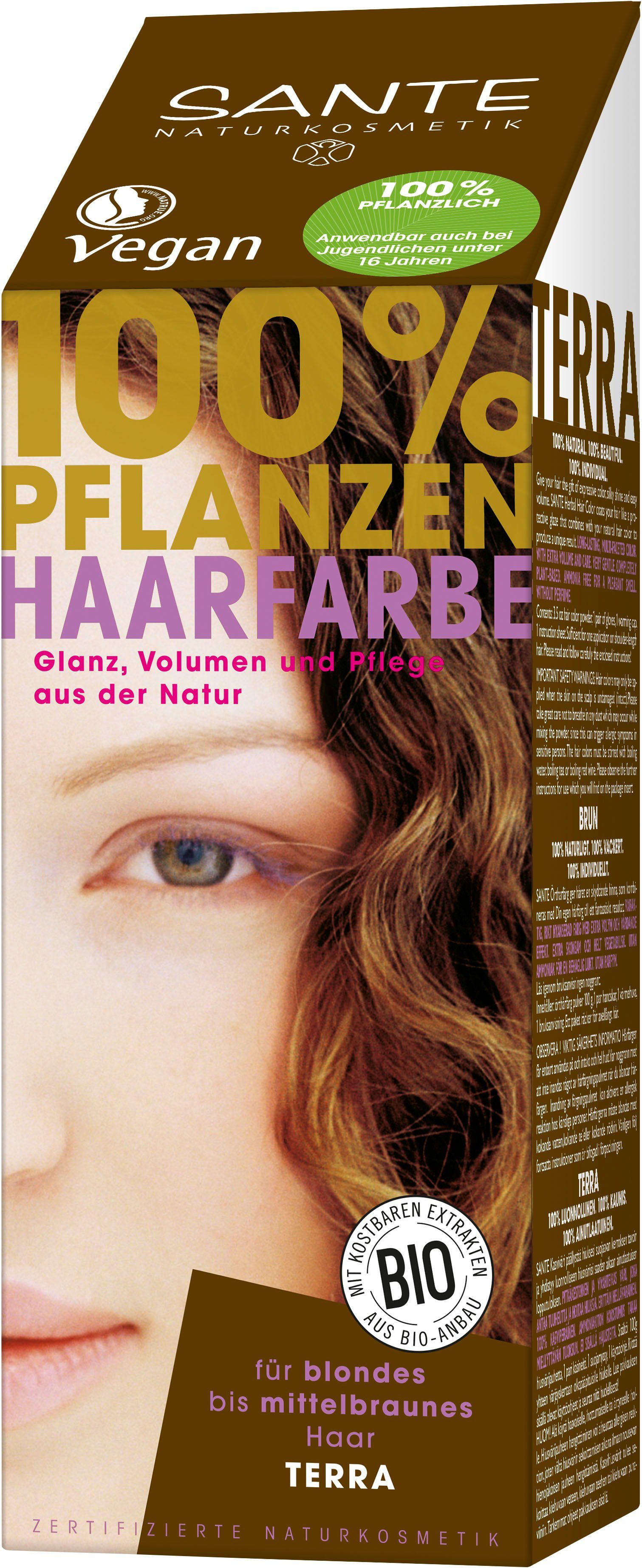 SANTE Haarfarbe Pflanzenhaarfarbe terra