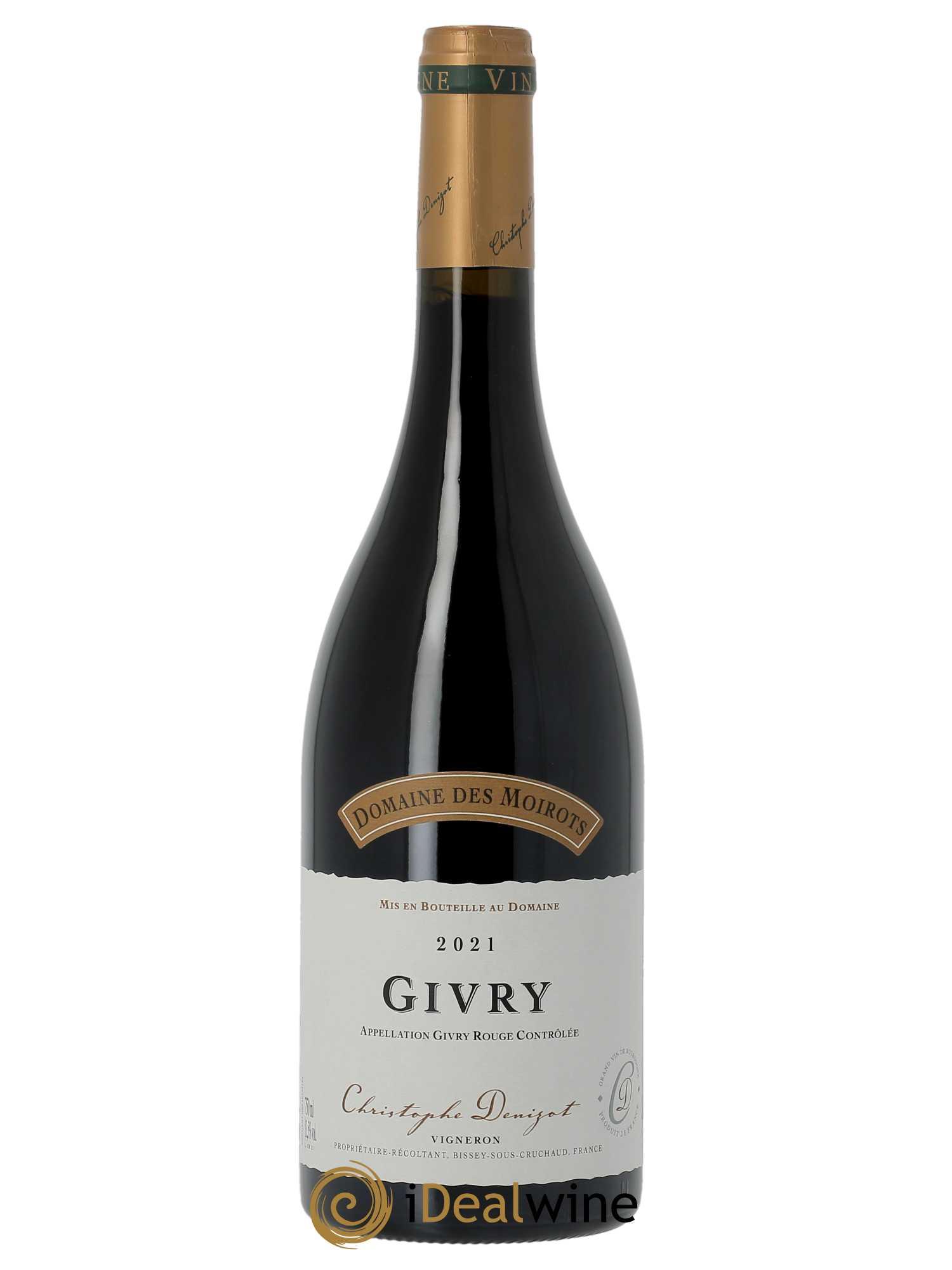 Givry Domaine des Moirots  2021 - Lot de 1 Bouteille