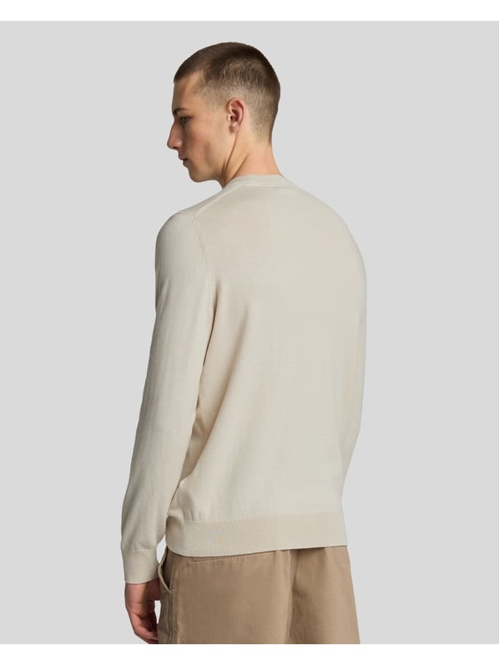 Lyle & Scott Strickpullover in Beige günstig kaufen