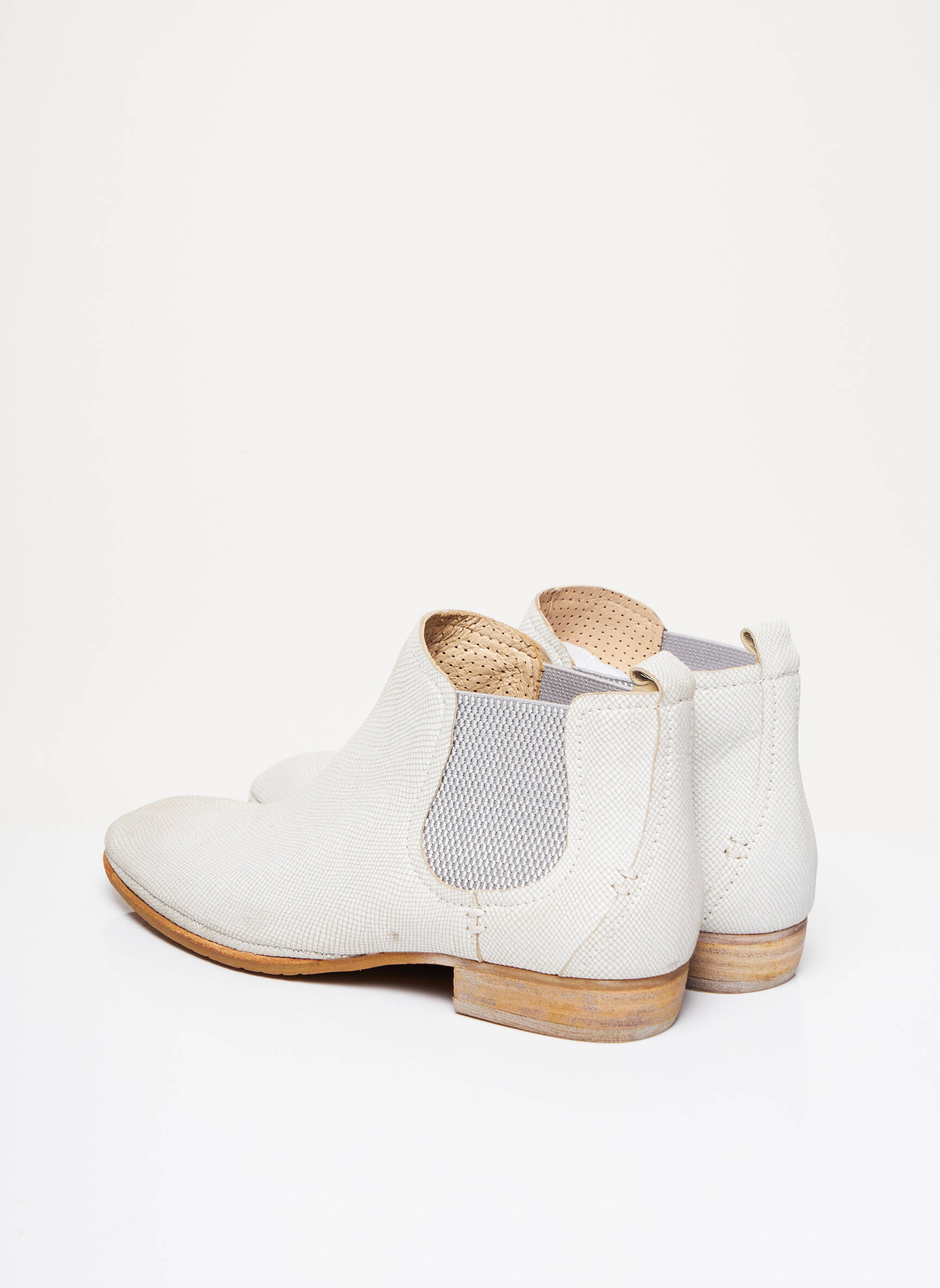Un Matin D Ete Bottines Femme couleur blanc