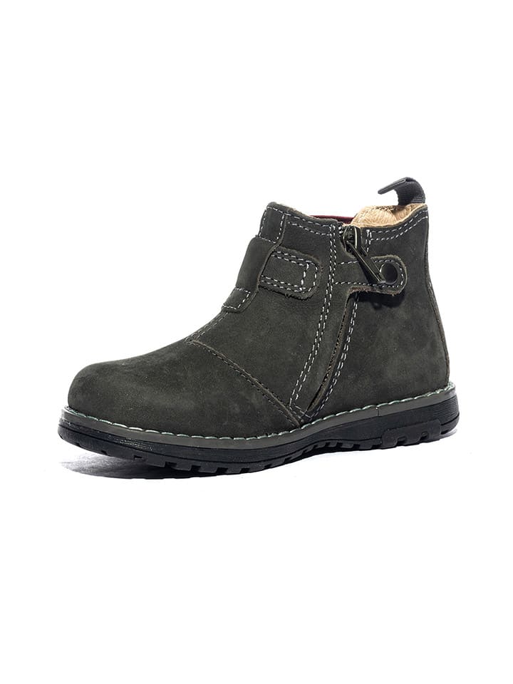 Primigi Leder-Chelsea-Boots in Khaki günstig kaufen