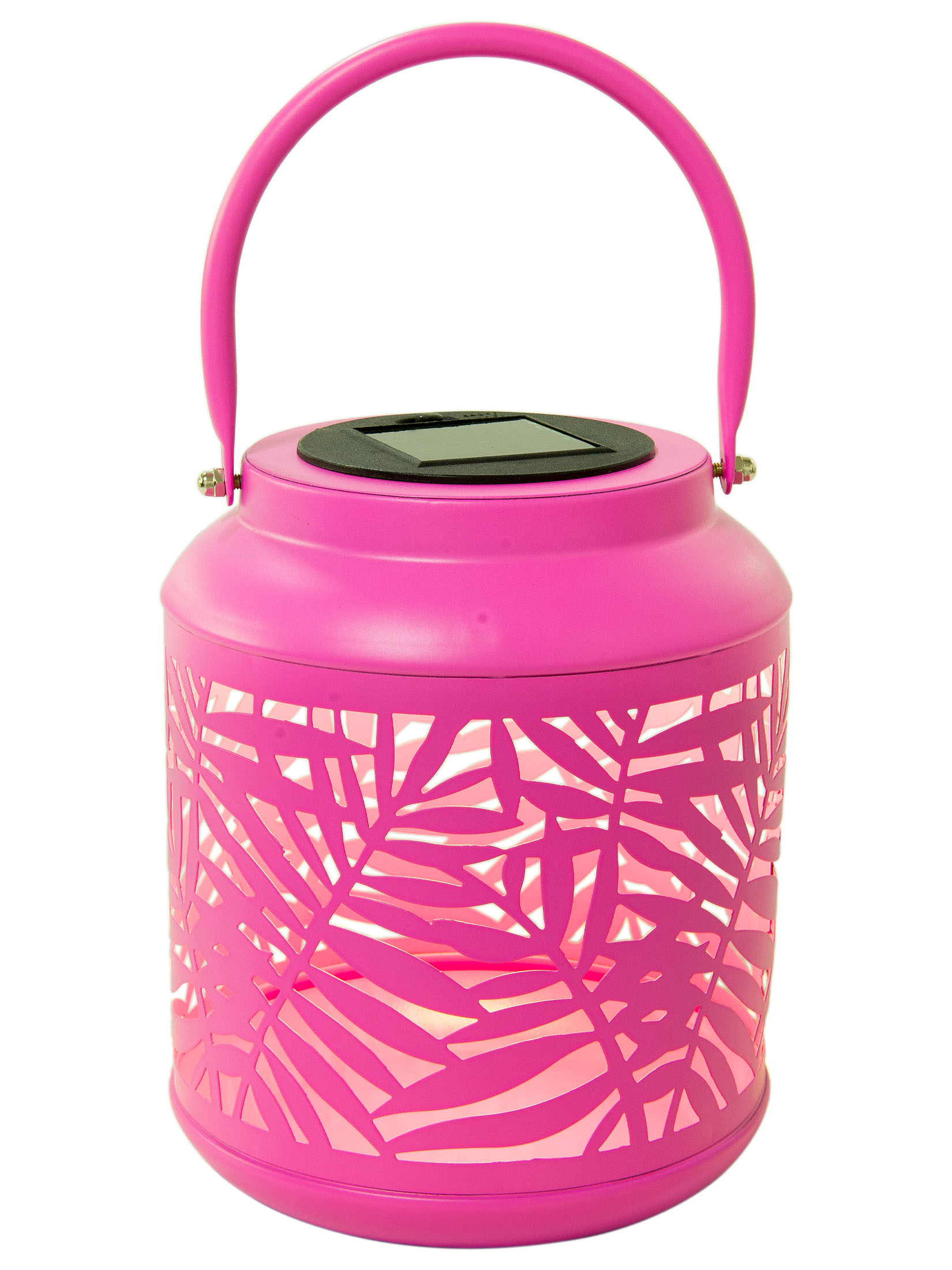 Tavani Outdoor-Solarleuchte, Magenta