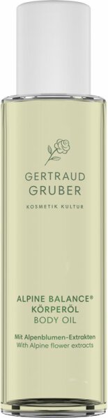 Gertraud Gruber Alpine Balance Körperöl