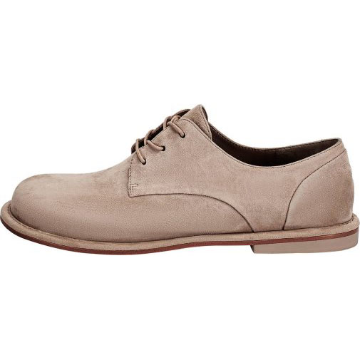 ekonika Schnürschuhe aus samtigem Veloursleder