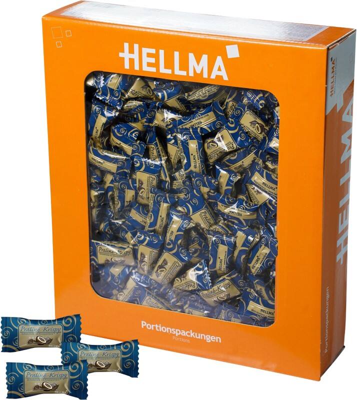 Hellma Schokoladenkugeln Praliné-Krispy 380 Stück à 1.1 g