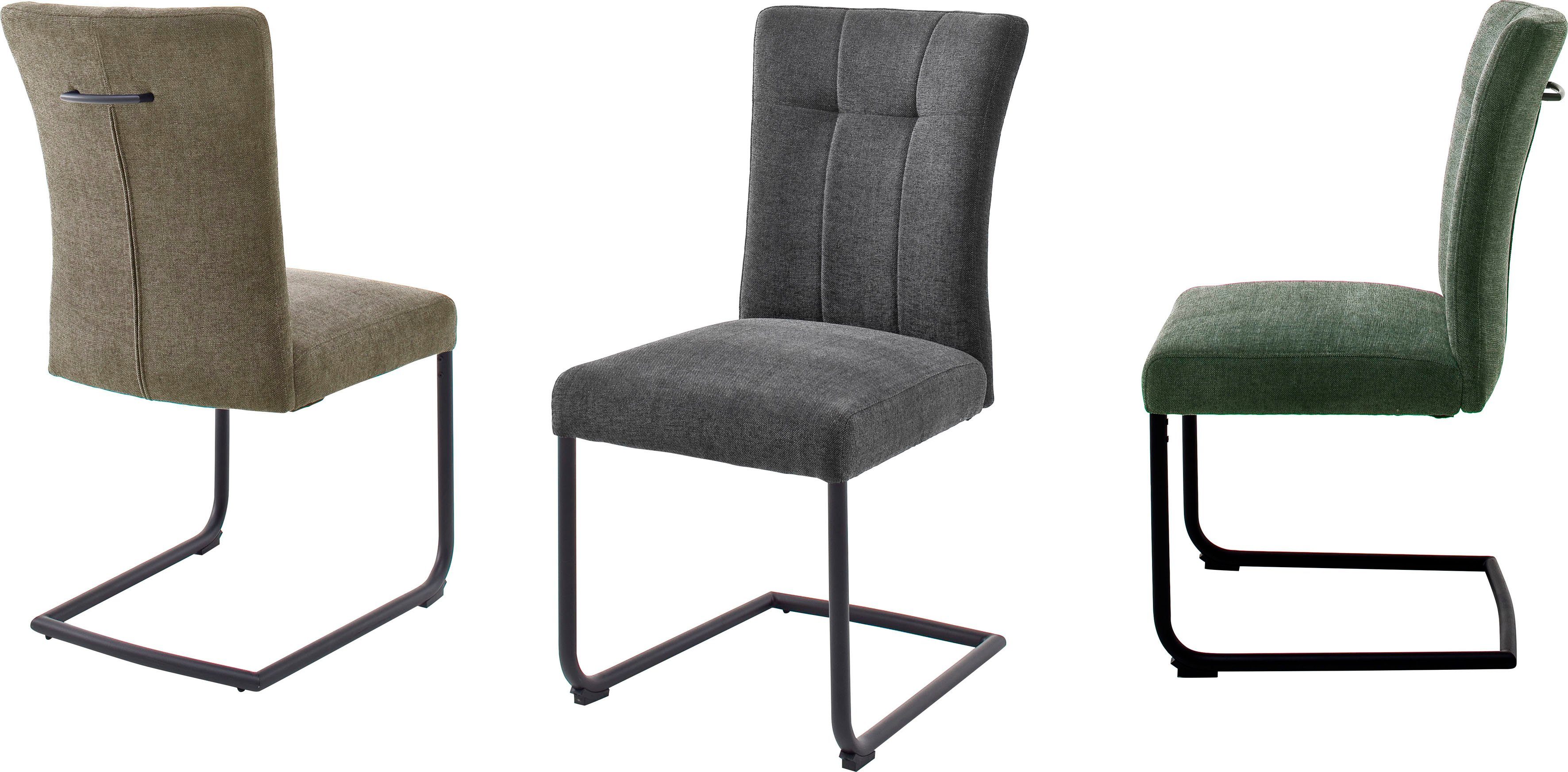 MCA furniture Freischwinger Calanda (Set, 2 St), Esszimmerstuhl Aqua Clean Bezug, Nosag Federung, belastbar bis 120 kg