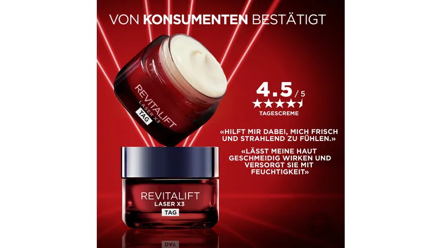 L'Oréal Paris Revitalift Laser X3 Anti Age Intensivpflege Tagescreme 50 ml