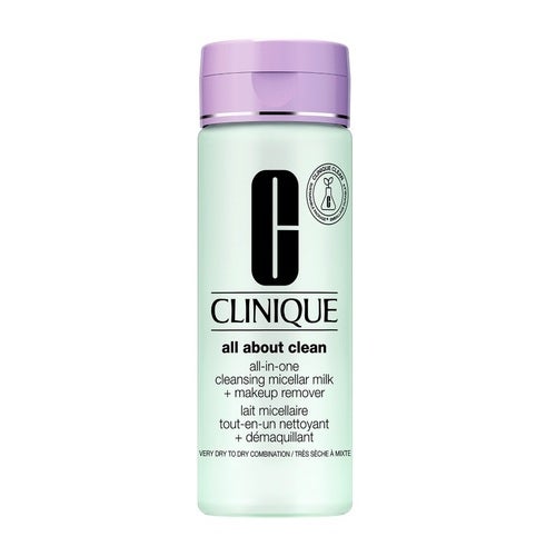 Clinique All About Clean Latte Micellare Detergente Tutto in Uno + Struccante Tipo di Pelle 1/2 200 ml