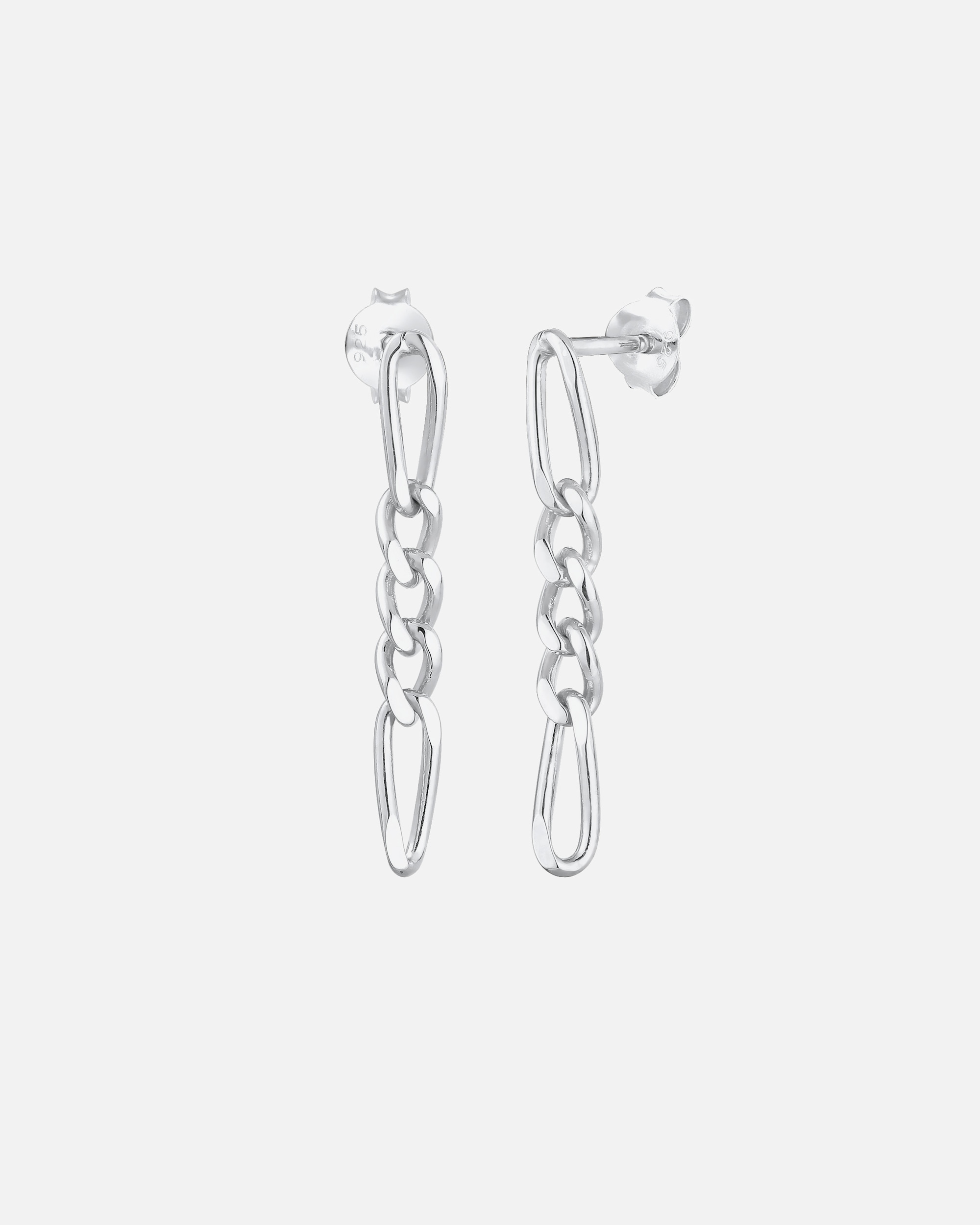 Elli PREMIUM Trend Blogger Basic Drop Earrings for Women - (925/1000) Silver