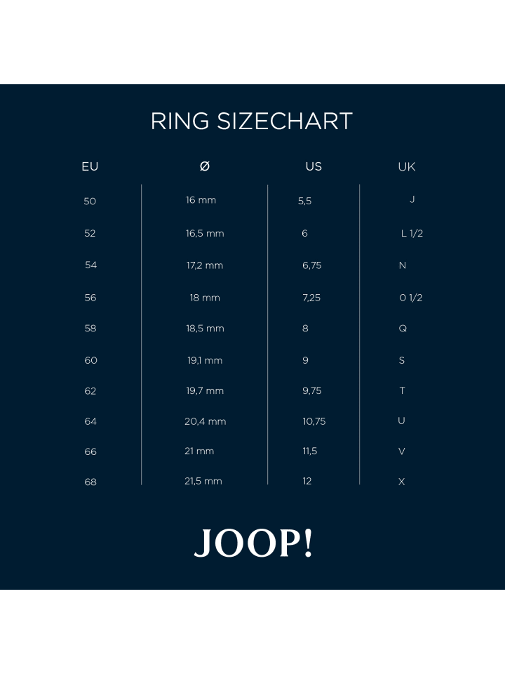 JOOP! Ring Edelstahl, IP Gold in Gold günstig kaufen
