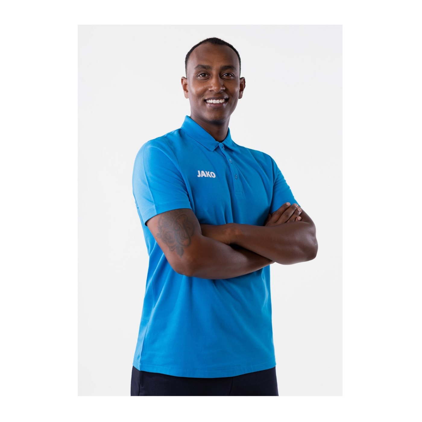 JAKO Base PoloshirtBlau F89