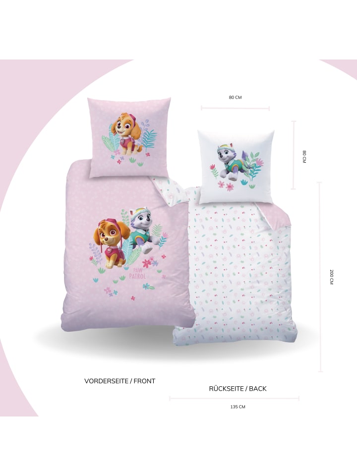 Paw Patrol Bettwäsche-Set Biber/Flanell 