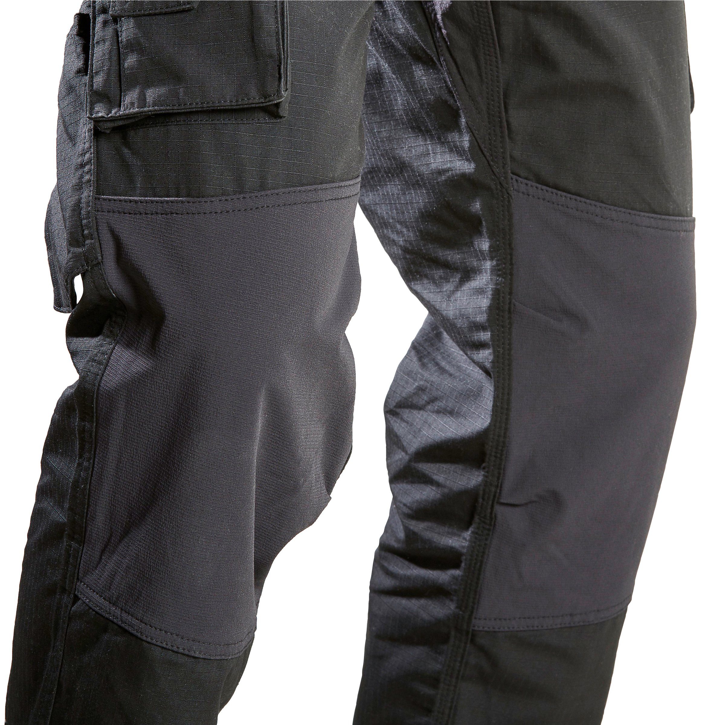 Northern Country Arbeitshose (9 praktischen Taschen, einfache Beinverlängerung, langlebiges Material) bequem, mit elastischen Cordura®Knieverstärkung und Stretcheinsätzen