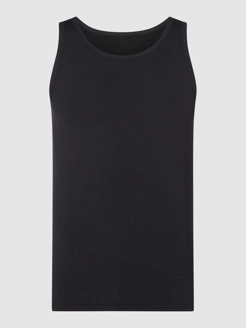Tanktop mit Stretch-Anteil in schwarz